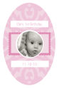 Vertical Oval Babe Baby Labels